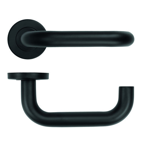 ZCS2 LEVER HANDLE RTD 125.0 201 BLACK