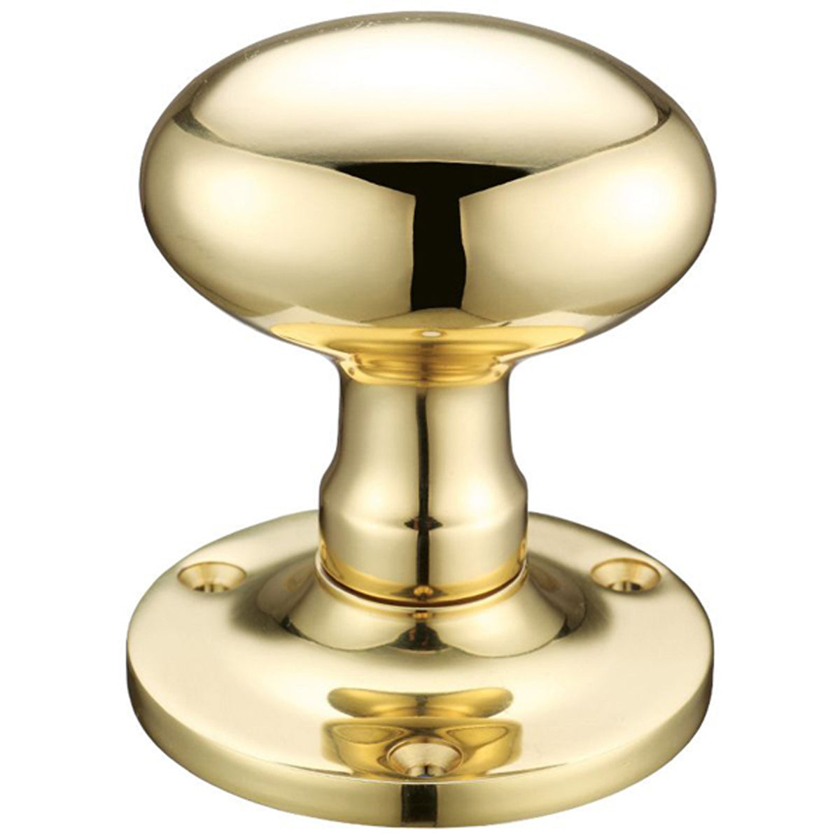 F&B MORTICE KNOB OVAL D62.5 PBR