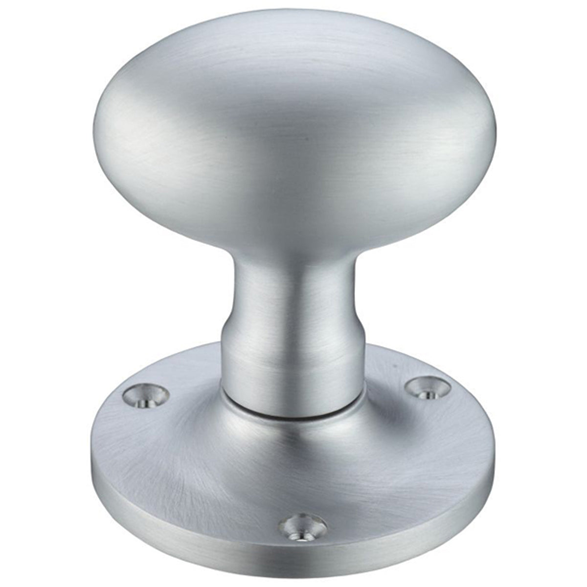 F&B MORTICE KNOB OVAL D62.5 SCP