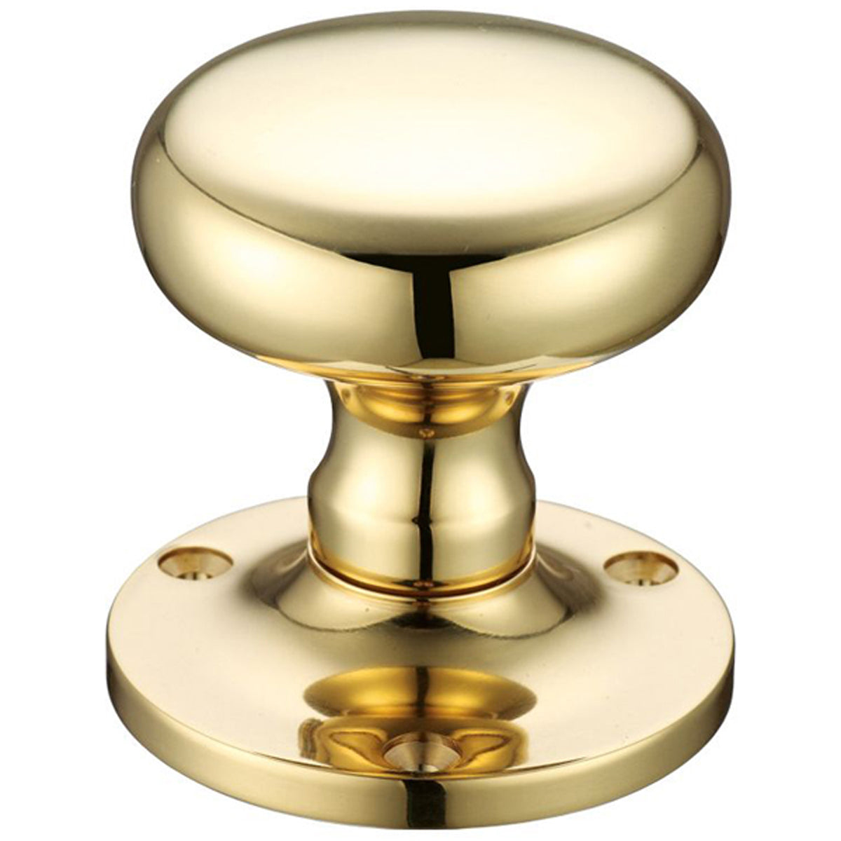 F&B MORTICE KNOB MUSH D62.5 PBR