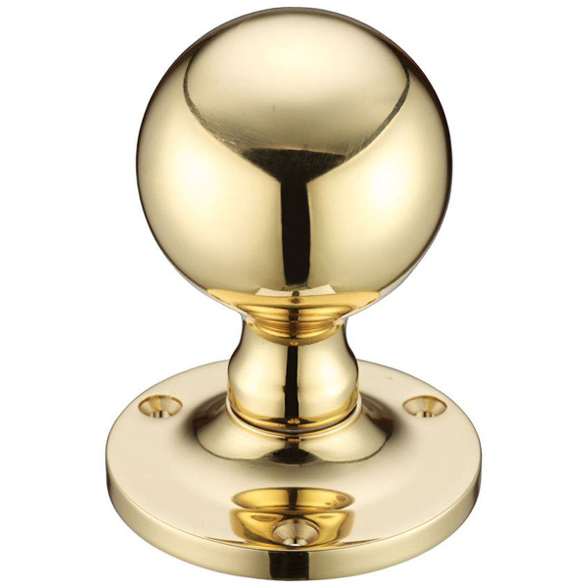 F&B MORTICE KNOB BALL D62.5 PBR