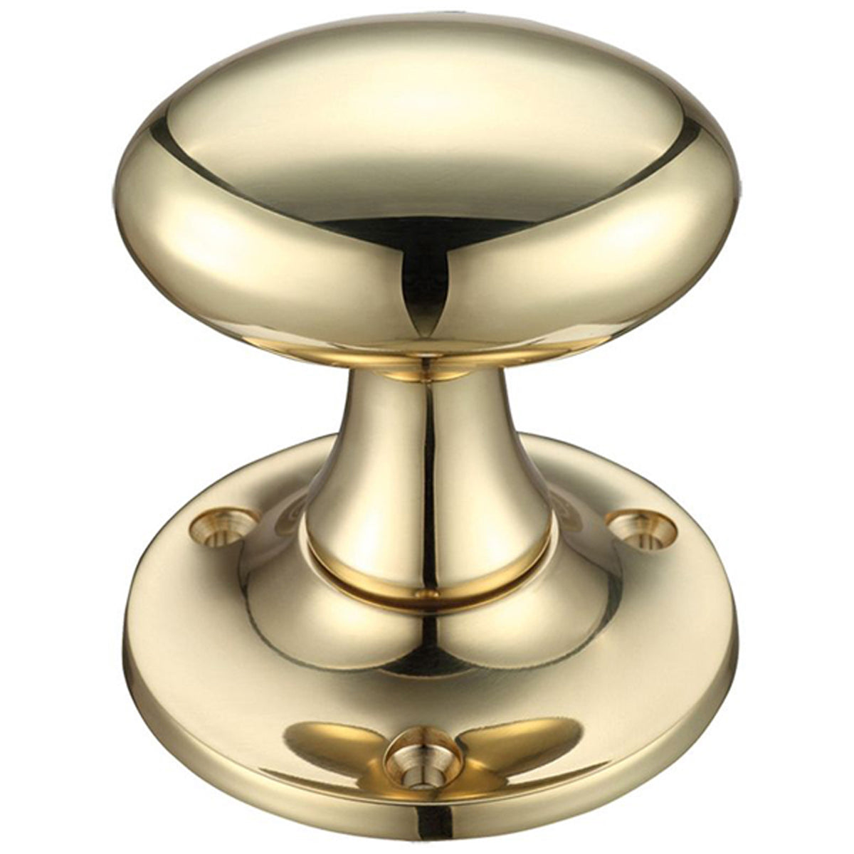 F&B MORTICE KNOB OVAL D55.0 PBR