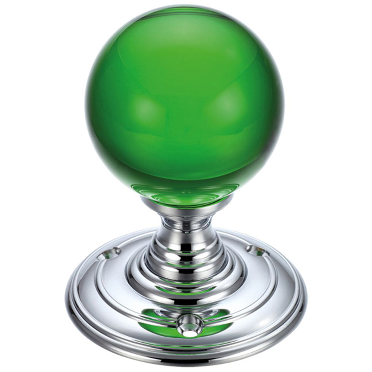 F&B GLASS MRT KNOB BALL D55 PCP/GRN