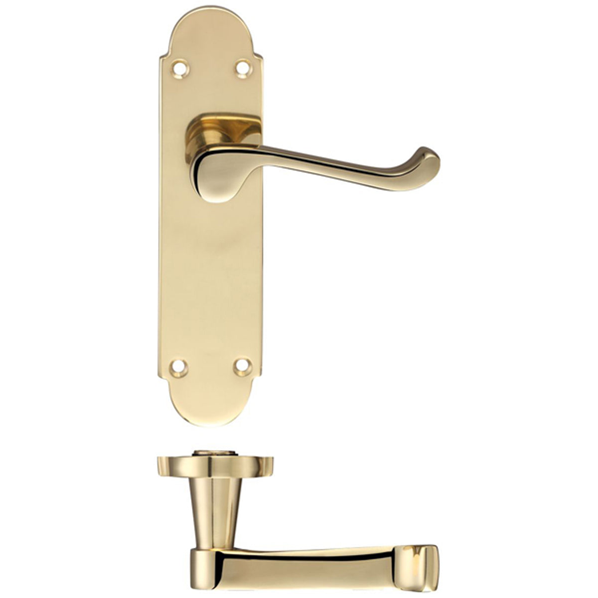 F&B LEVER OXFORD LATCH 140.0 PBR