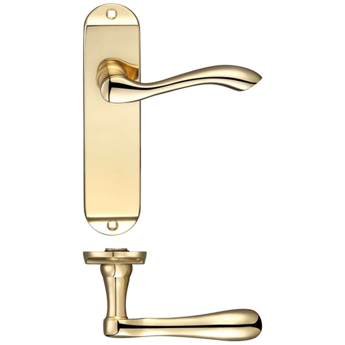 F&B LEVER ARUNDEL LATCH 175.0 PBR