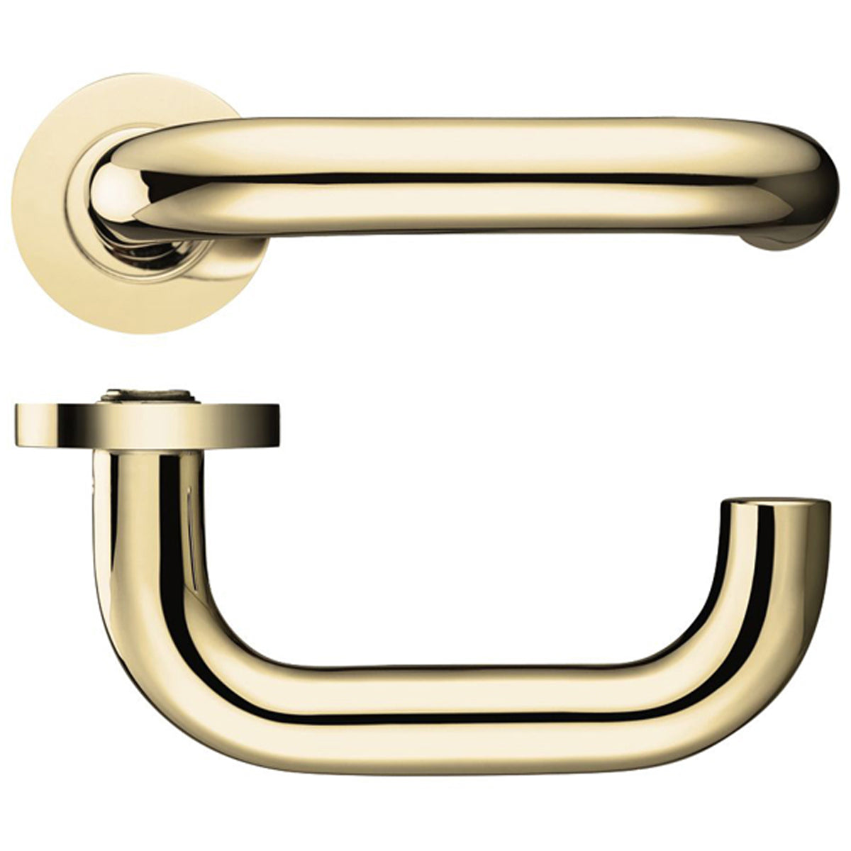 F&B LEVER HANDLE SPR D50.0 PBR