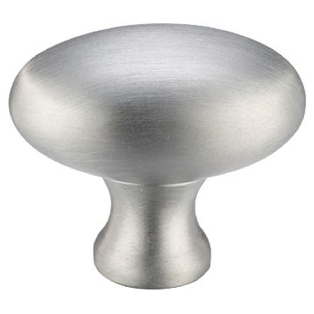 F&B OVAL CUPBOARD KNOB 32x20 SCP