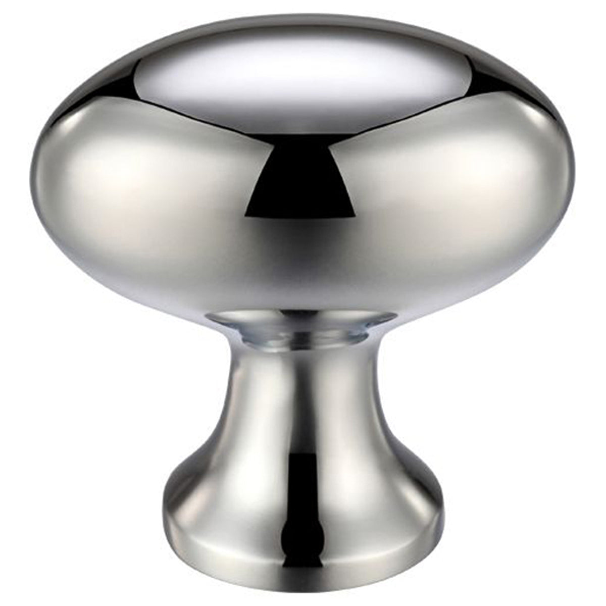 F&B OVAL CUPBOARD KNOB 38x22 PCP