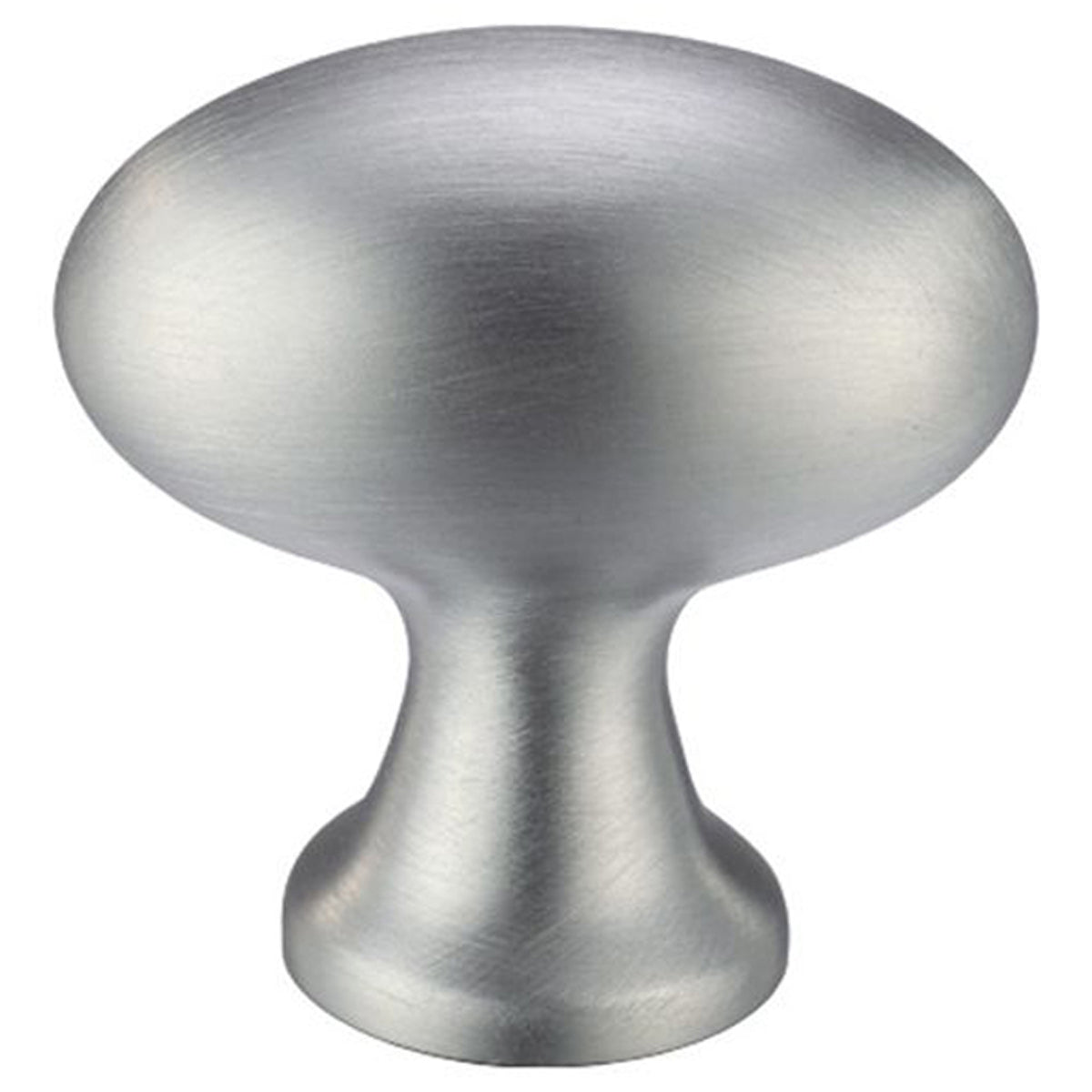 F&B OVAL CUPBOARD KNOB 38x22 SCP