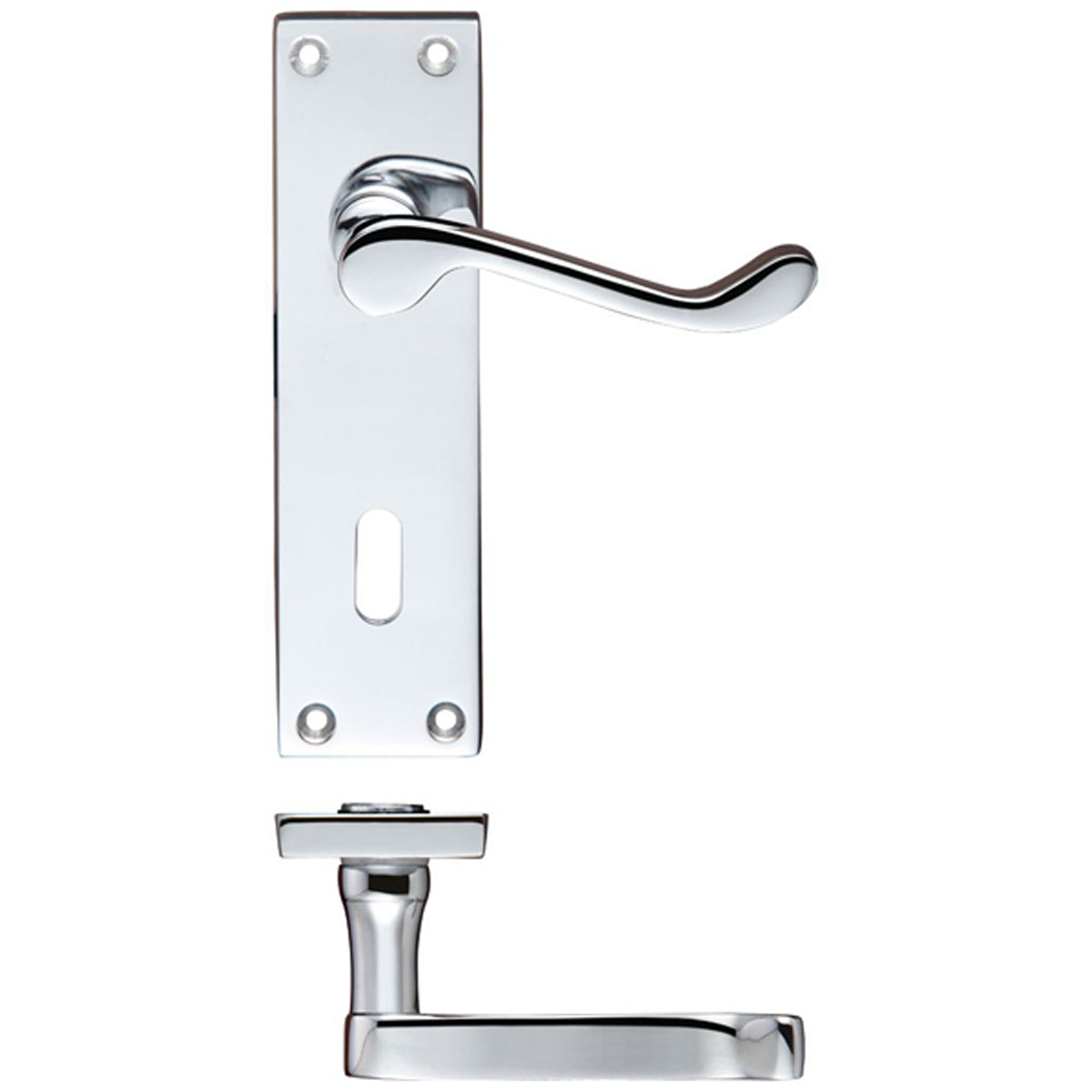 PRO VICTORIAN SCROLL LEVER SQU LOCK PCP