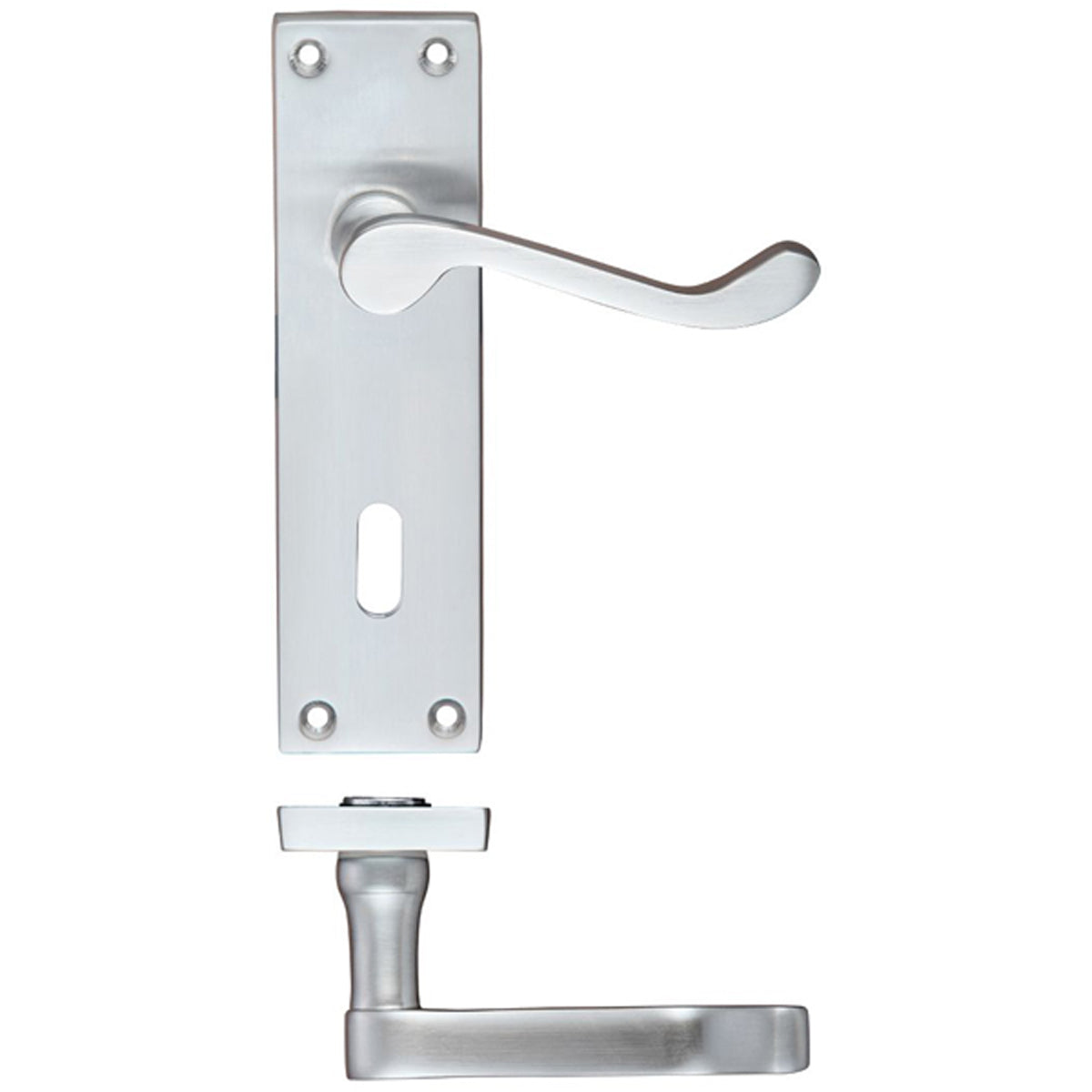 PRO VICTORIAN SCROLL LEVER SQU LOCK SCP