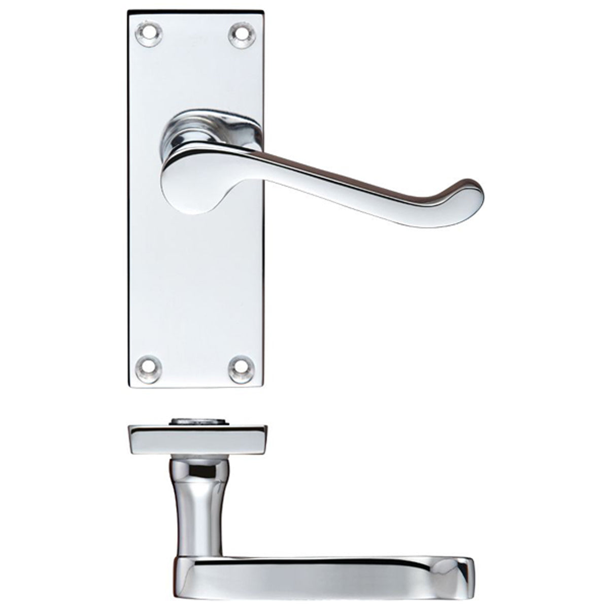 PRO VICTORIAN SCROLL LEVER SQU LATCH PCP