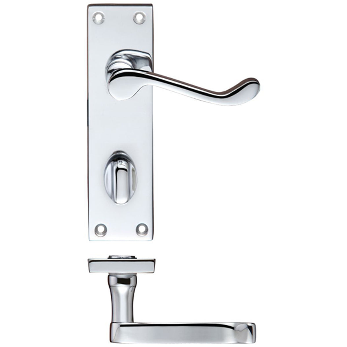 PRO VICTORIAN SCROLL LEVER SQU BATH PCP
