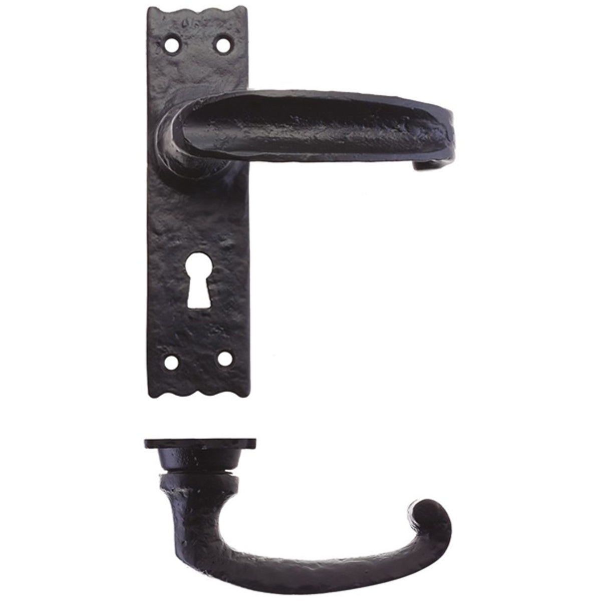 FOX LEVER HANDLE SLIM LOCK 142 BLK