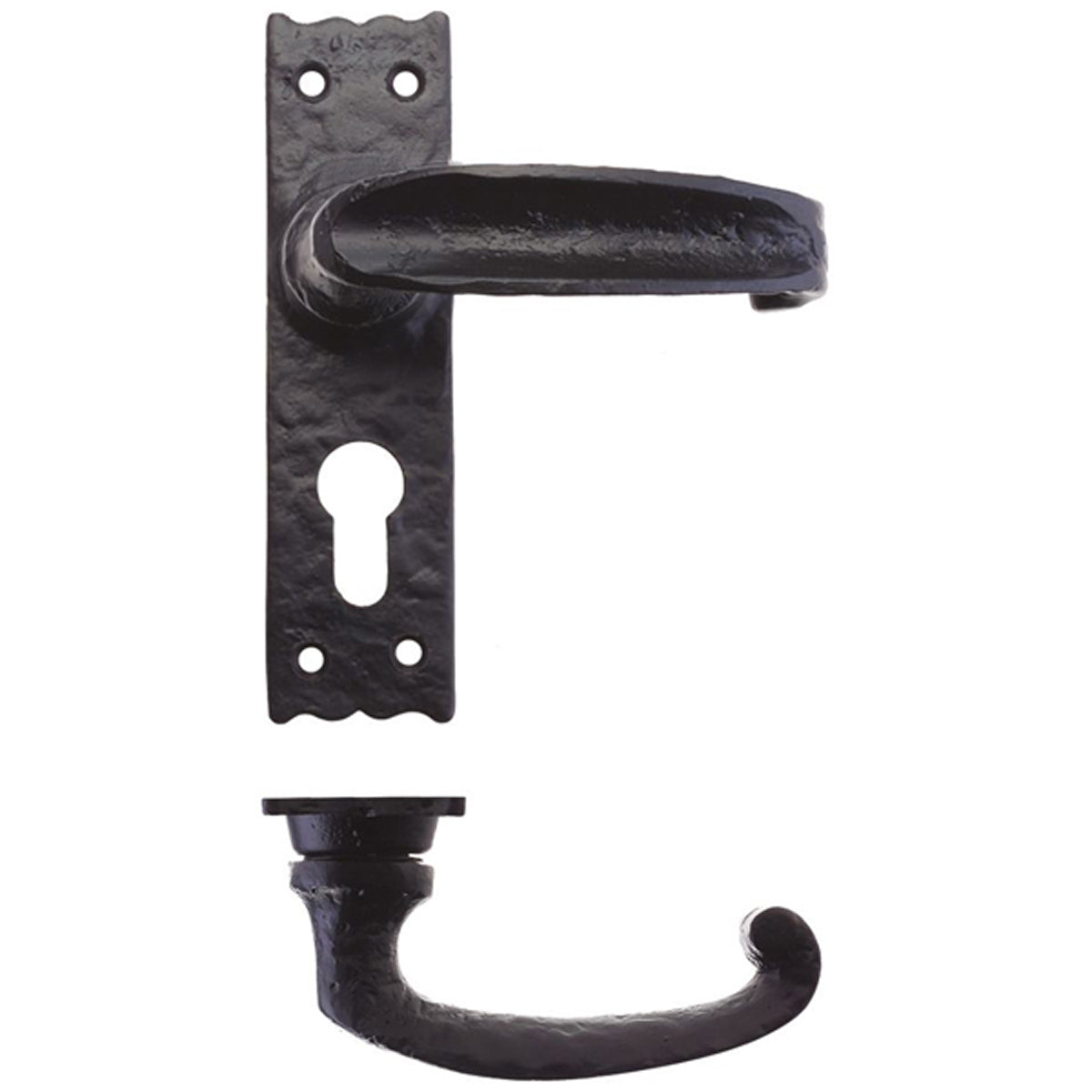 FOX LEVER HANDLE SLIM EURO 142 BLK