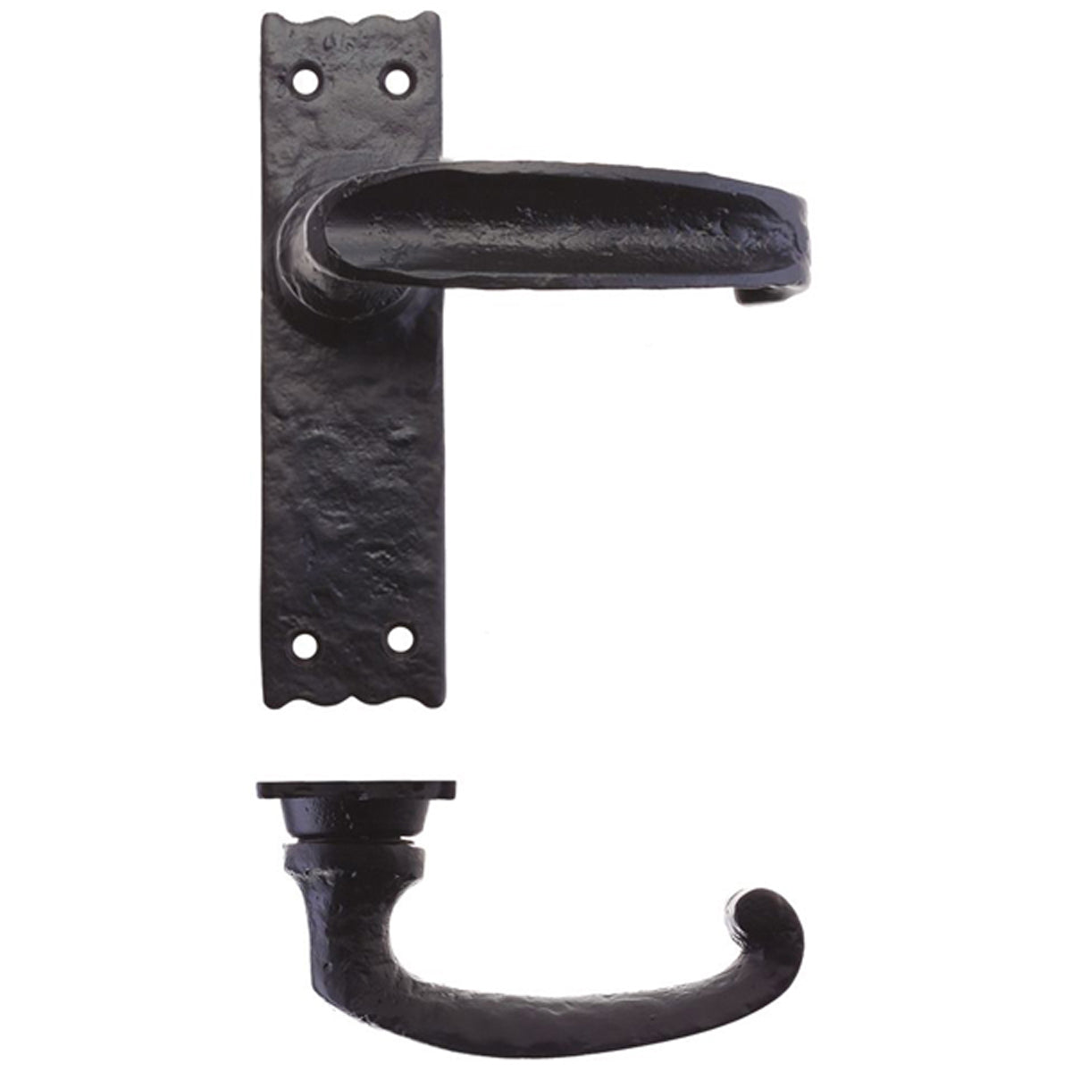 FOX LEVER HANDLE SLIM LATCH 142 BLK