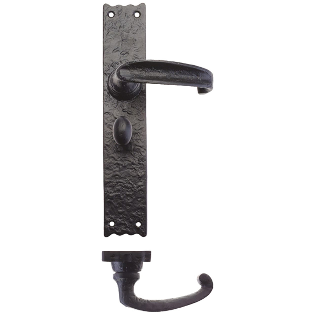 FOX LEVER HANDLE TRAD BATH 265 BLK