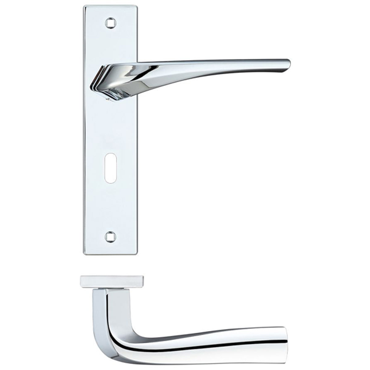 RM ARIES LEVER HANDLE+BP LOCK57 PCP