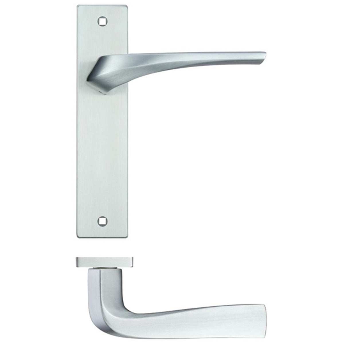 RM ARIES LEVER HANDLE+BP LATCH SCP