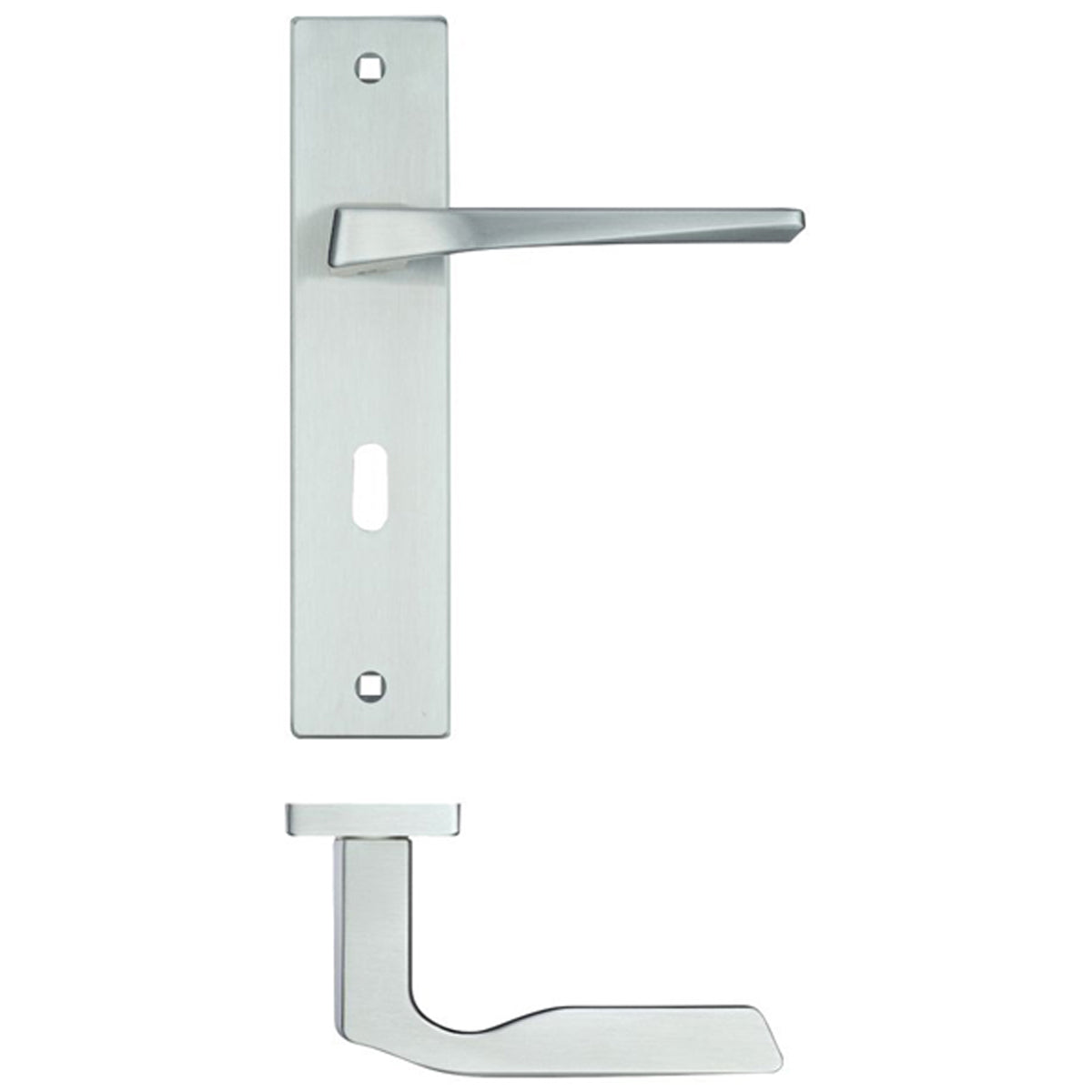 RM LYRA LEVER HANDLE+BP LOCK57 SCP