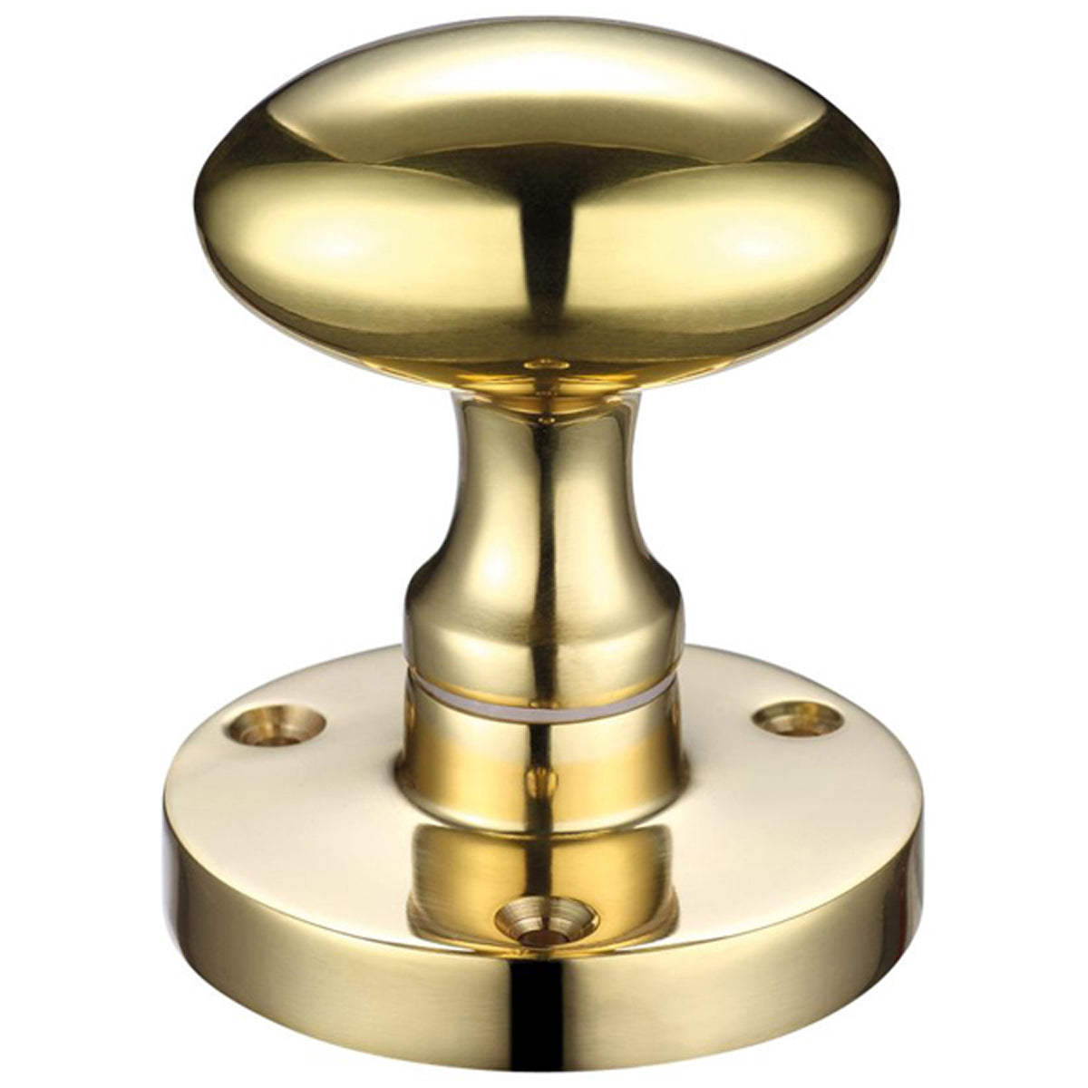 ZCB OVAL MORTICE KNOB D61 PBR