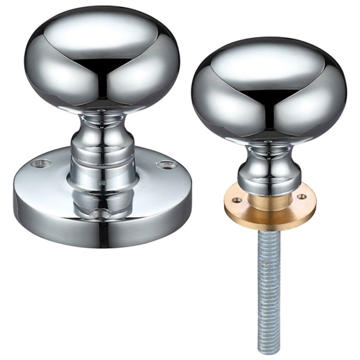 ZCB MUSH MORTICE KNOB D61 RIM PCP