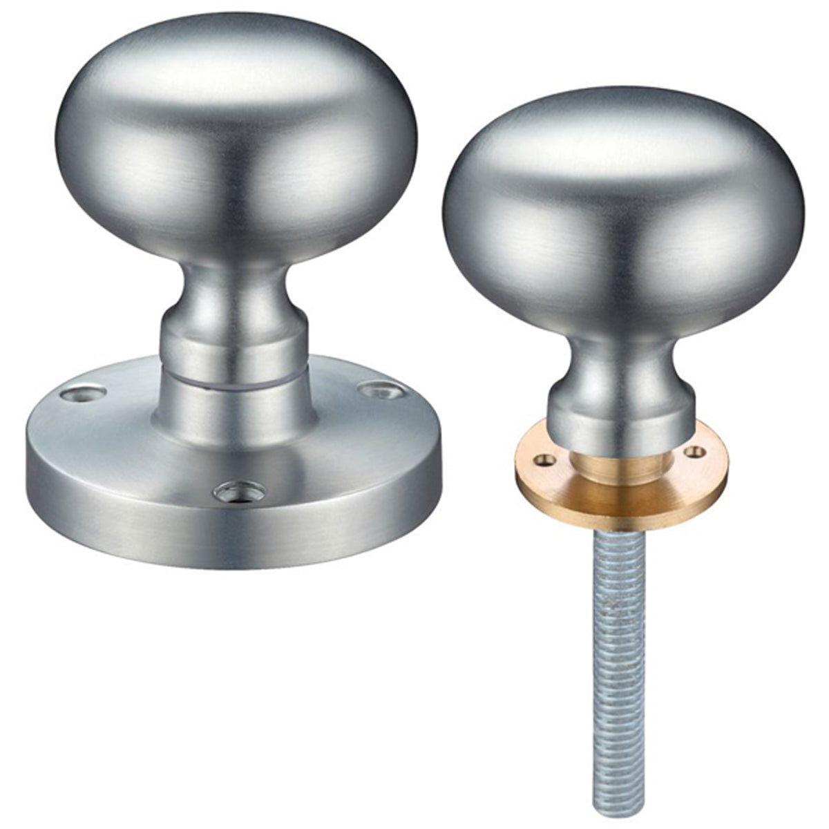ZCB MUSH MORTICE KNOB D61 RIM SCP
