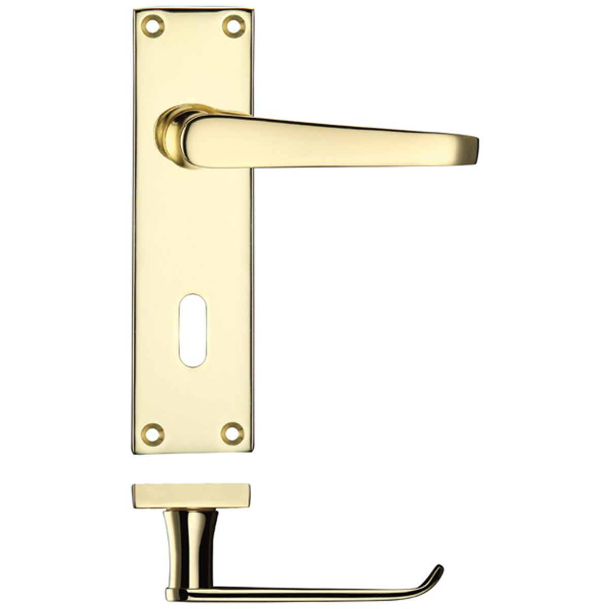 PRO VICTORIAN FLAT LEVER HANDLE LOCK EBR