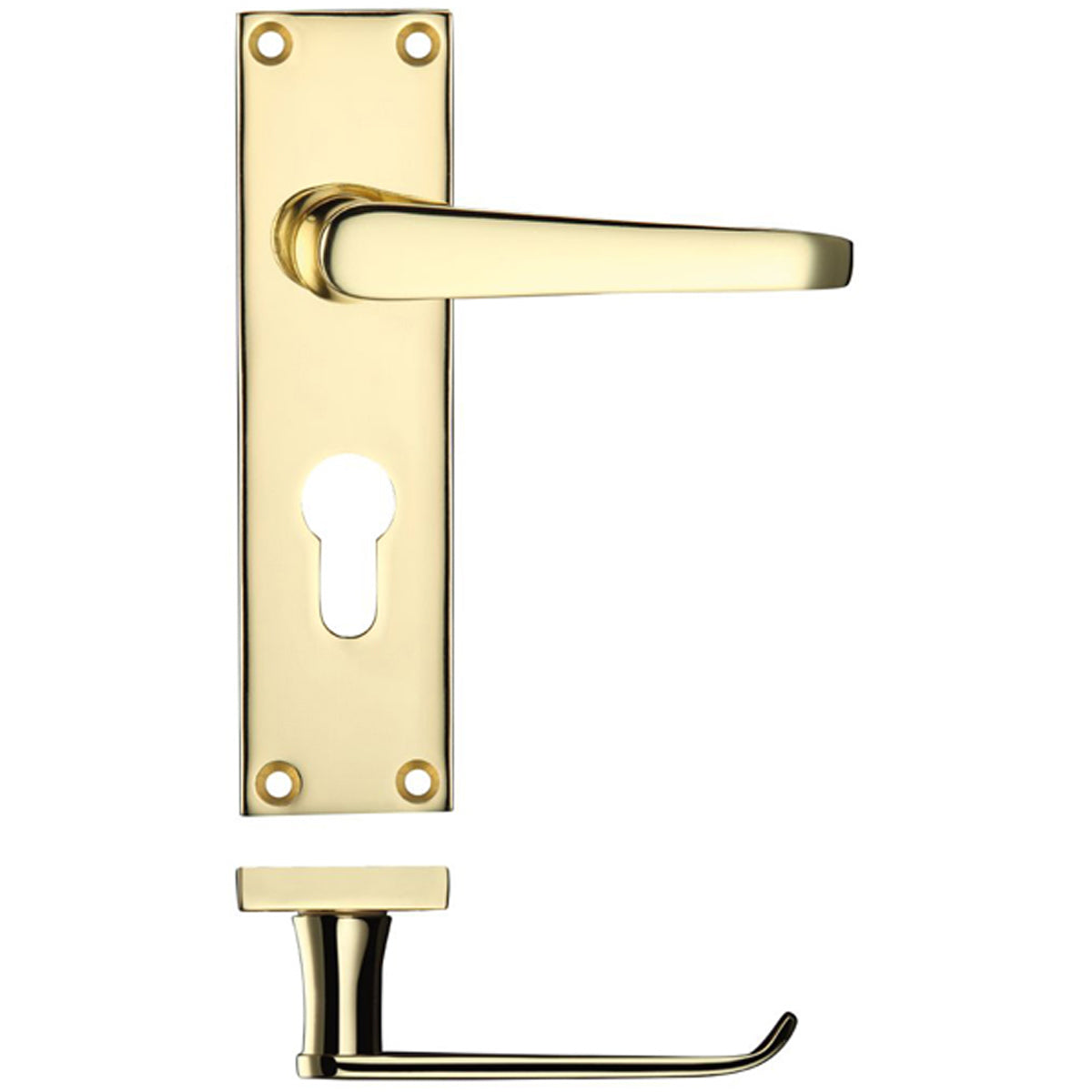 PRO VICTORIAN FLAT LEVER HANDLE EURO EBR