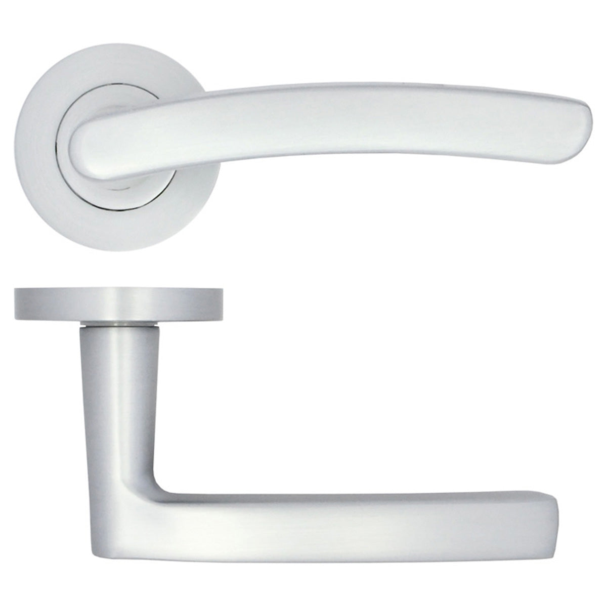 ZPA SANTIAGO LEVER HANDLE +ROSE SCP