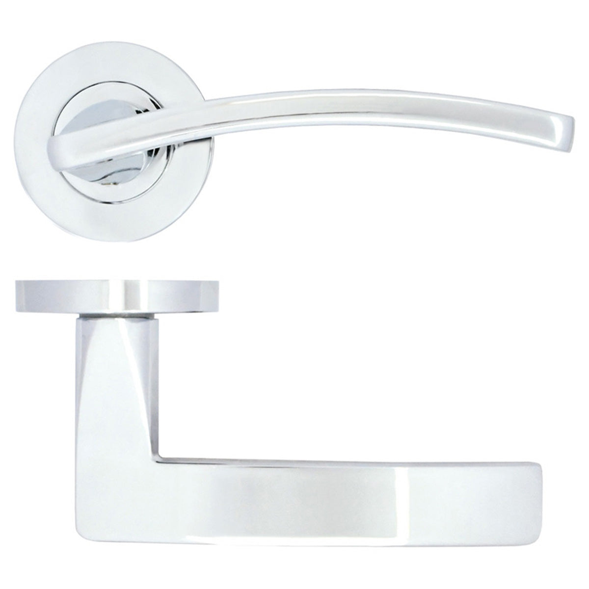 ZPA TOLEDO LEVER HANDLE +ROSE PCP