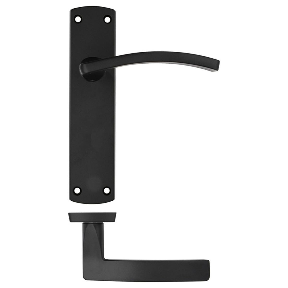 ZPA TOLEDO LEVER HANDLE LATCH BLK