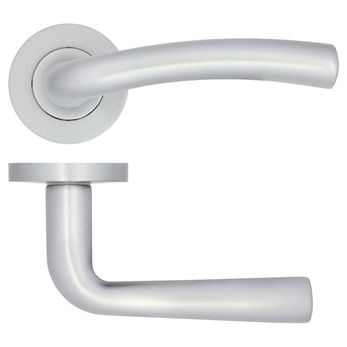 ZPA SEVILLE LEVER HANDLE +ROSE SCP