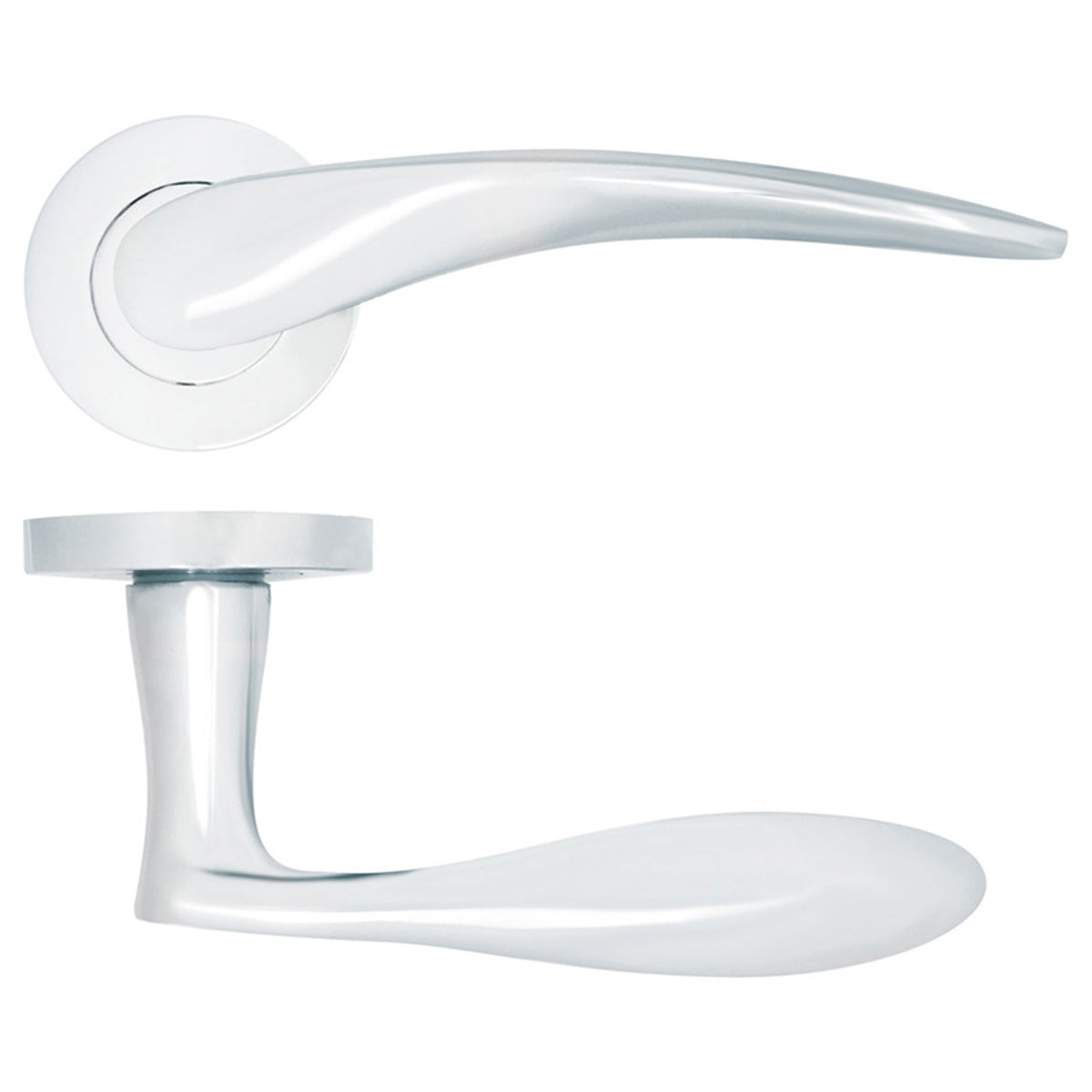 ZPA MERIDA LEVER HANDLE +ROSE PCP – DHZ217A