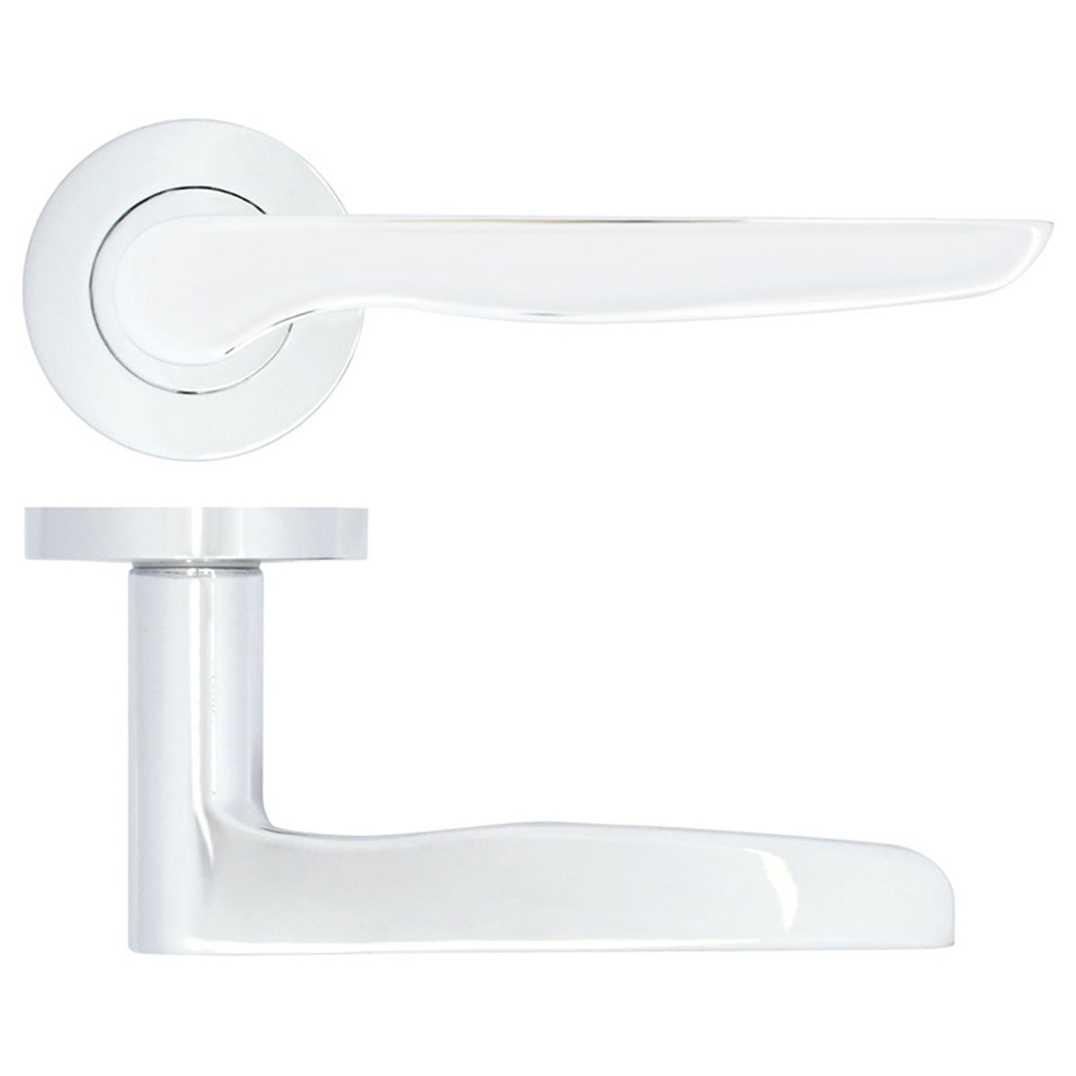 ZPA VIGO LEVER HANDLE +ROSE PCP