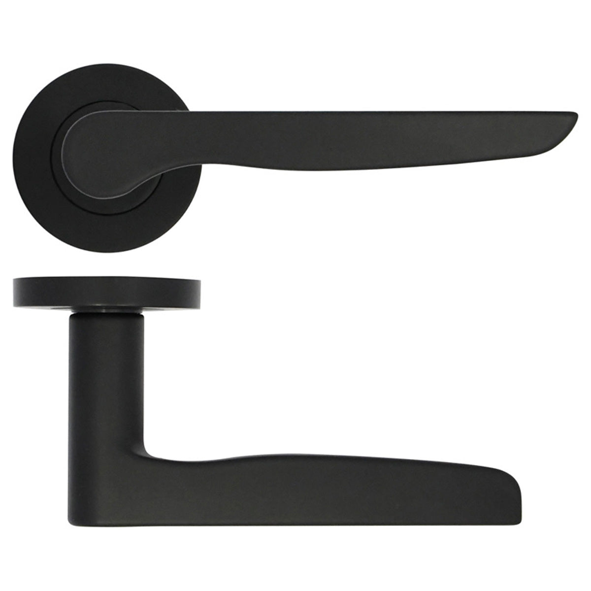ZPA VIGO LEVER HANDLE +ROSE BLK