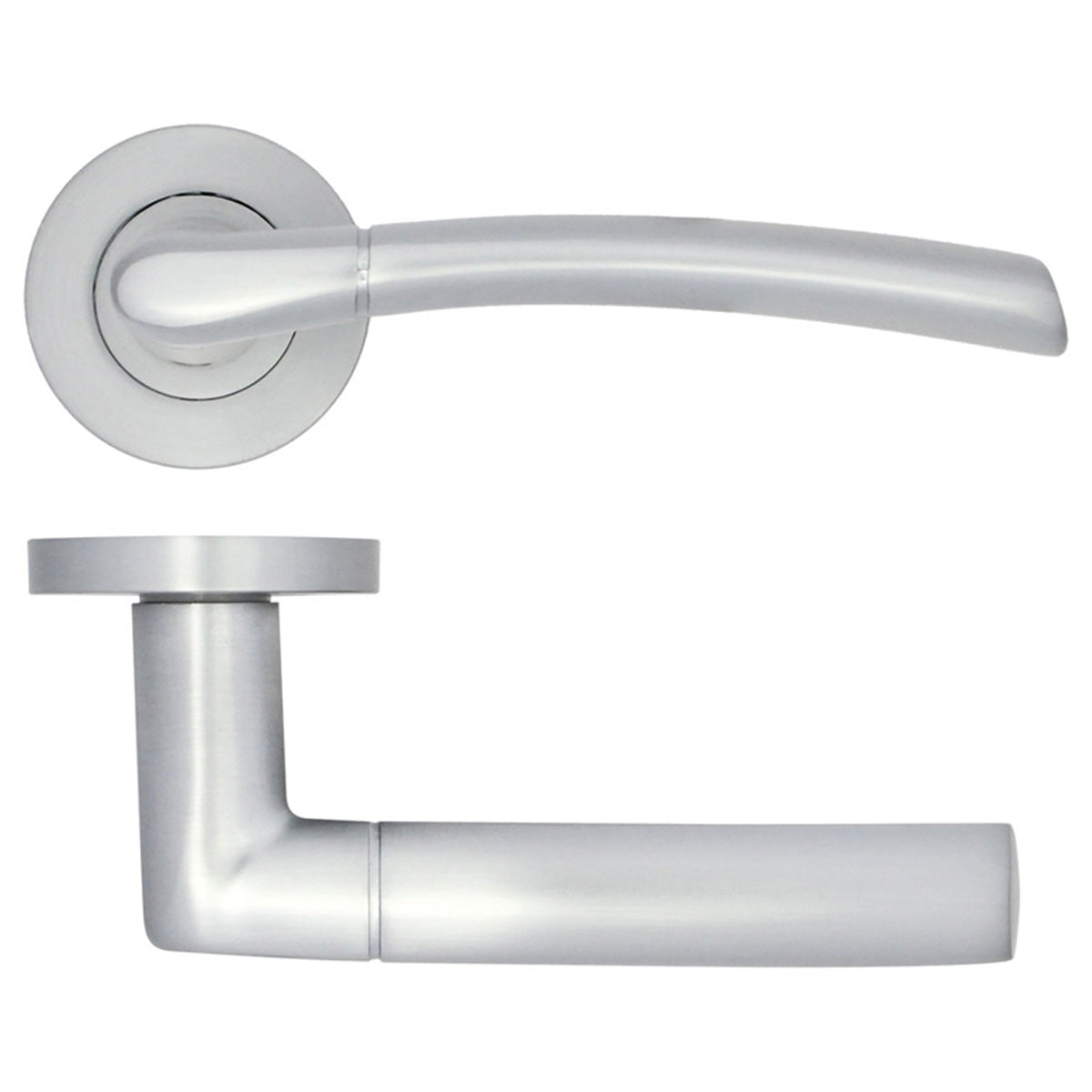 ZPA ANDORRA LEVER HANDLE +ROSE SCP