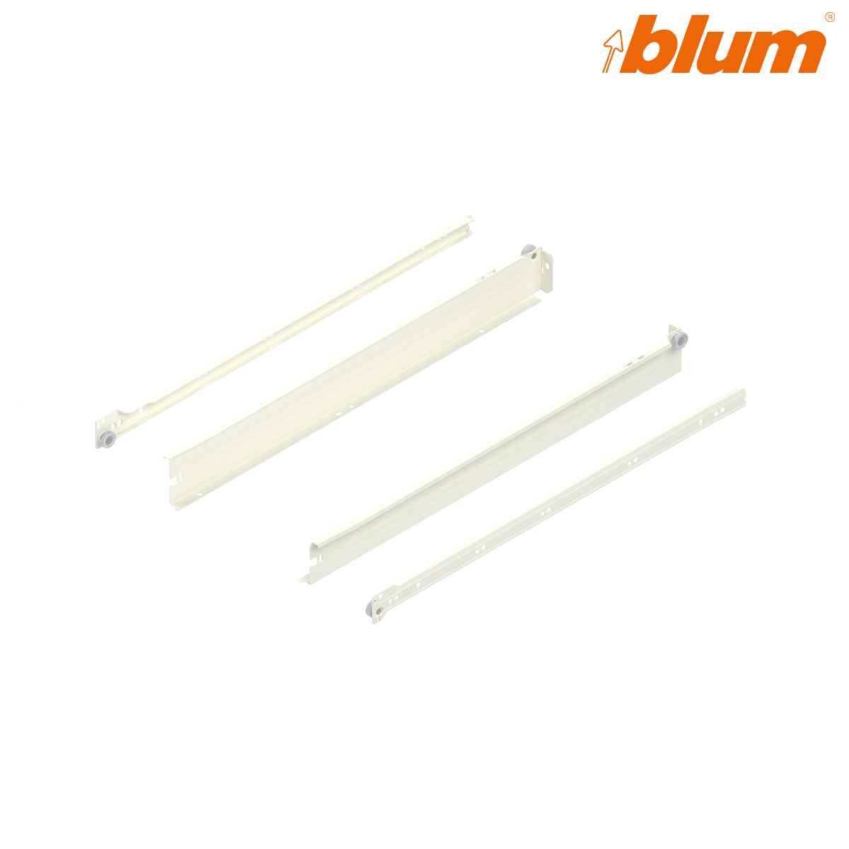 BLUM METABOX STEEL SIDE DRAWER RUNNER N SE 25KG 051x550 CRM PR – DR320N550
