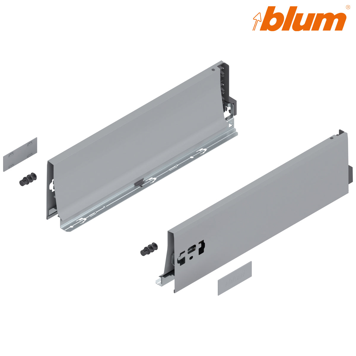 BLUM ANTARO DRAWER SIDE K 115x400 GRY PR