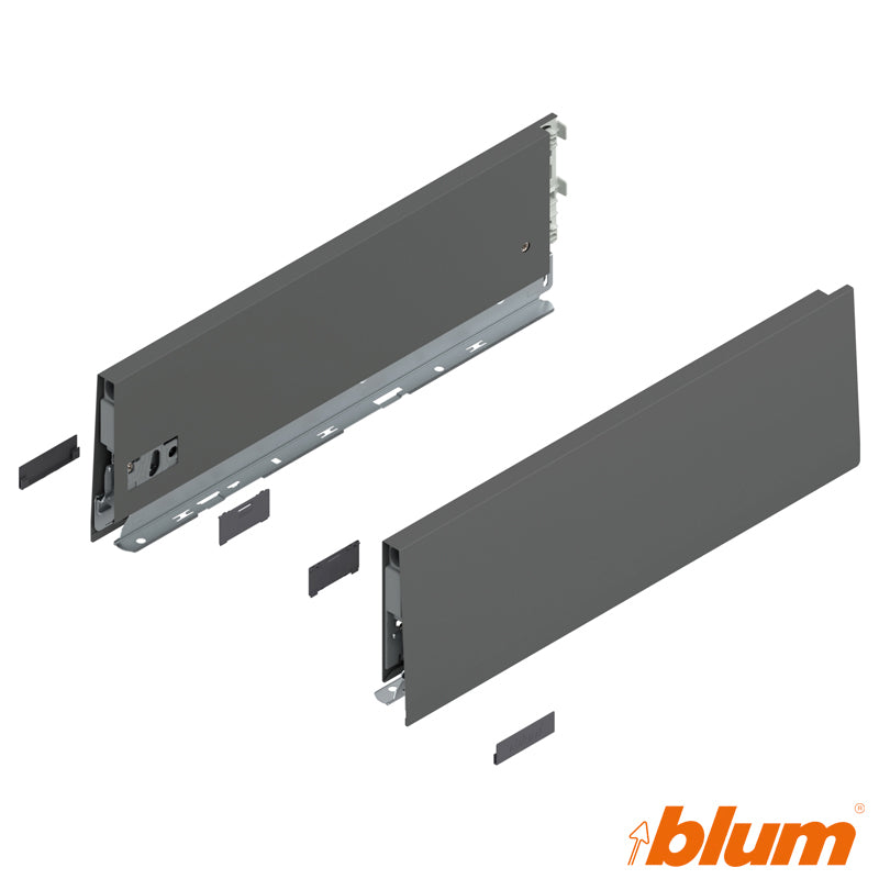 BLUM MERIVOBOX DRAWER SIDE K HEIGHT 400x129 OGM PR by JULIUS BLUM UK LTD
