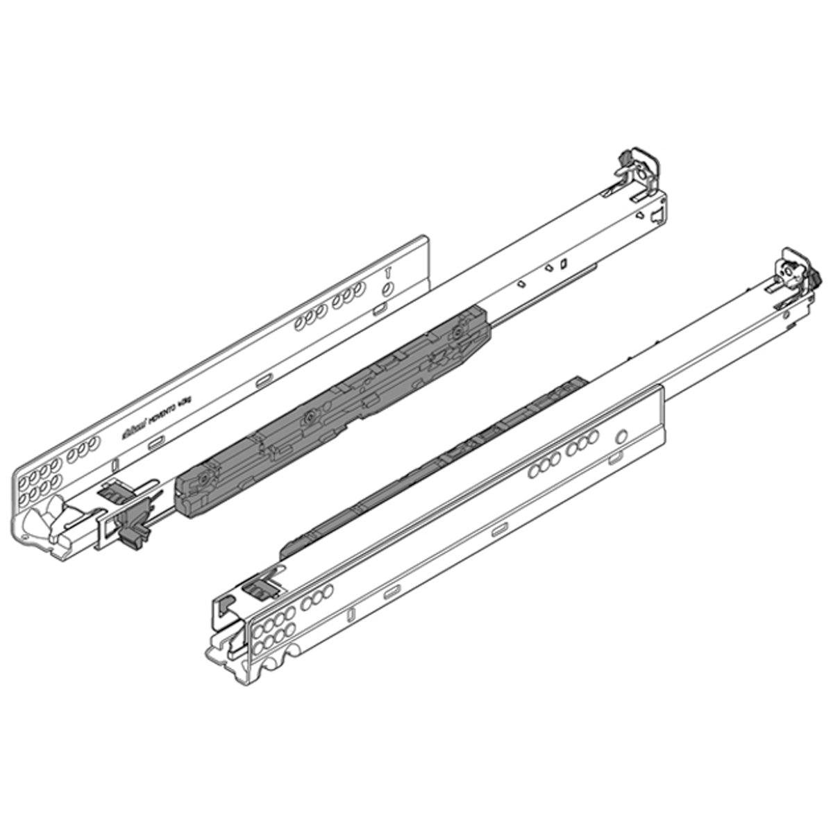 BLUM MOVENTO BLUMOTION RUNNER FE 40KG 450 PR