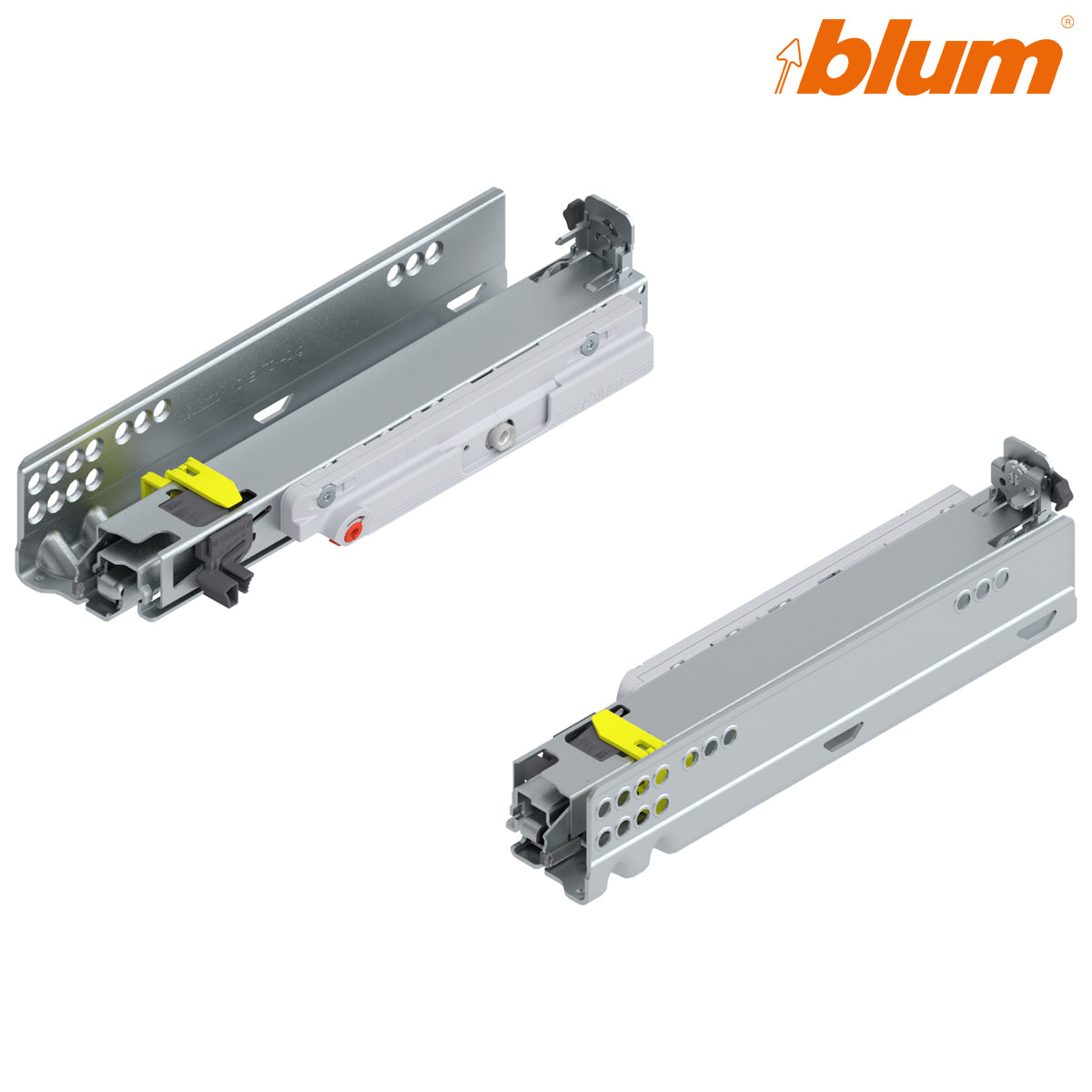 BLUM MOVENTO TIP-ON DRAWER RUNNER FE 40KG 250 PR
