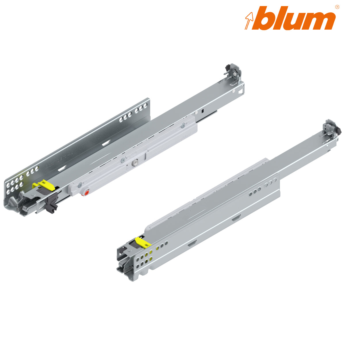 BLUM MOVENTO TIP-ON DRAWER RUNNER FE 40KG 450 PR