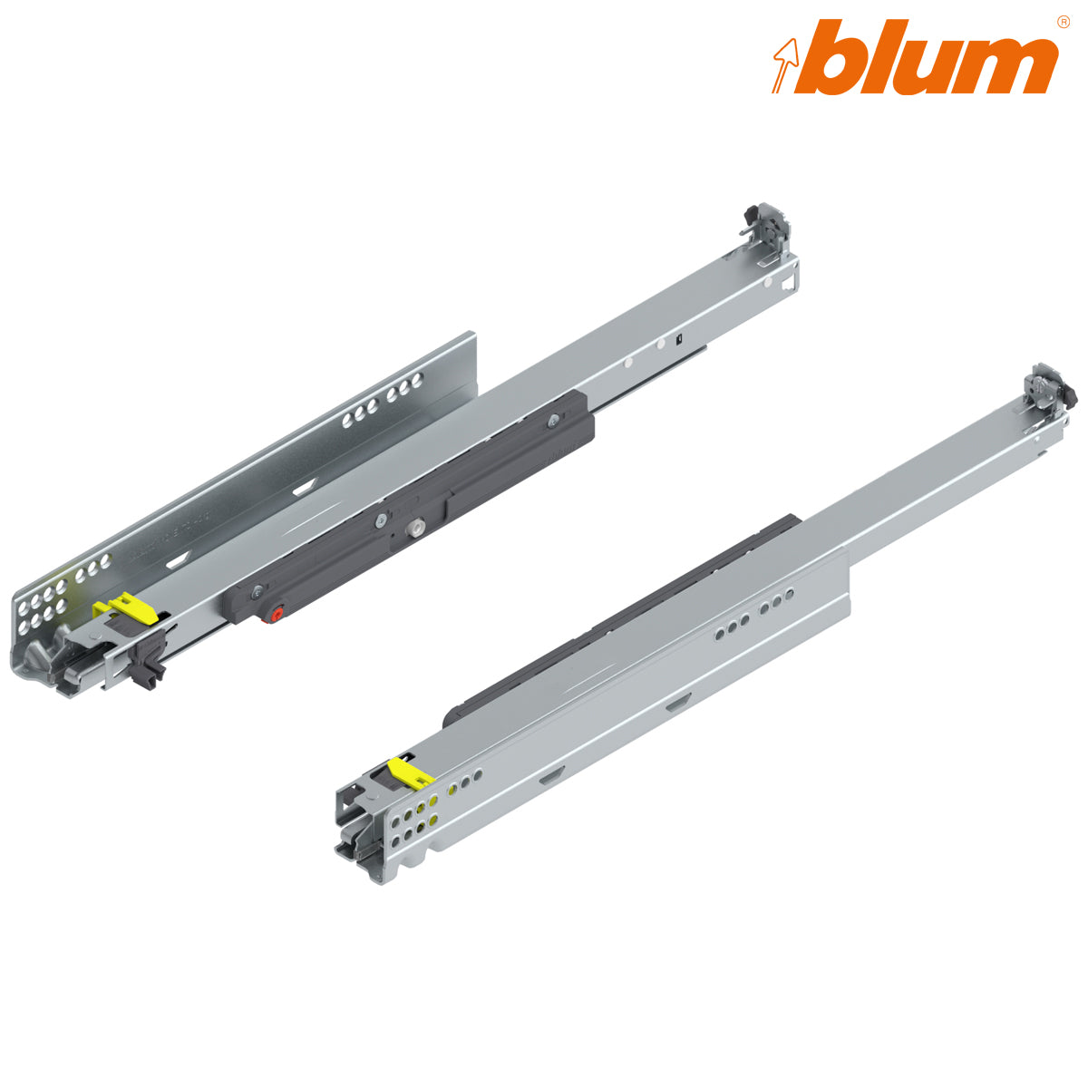 BLUM MOVENTO TIP-ON DRAWER RUNNER FE 40KG 520 PR