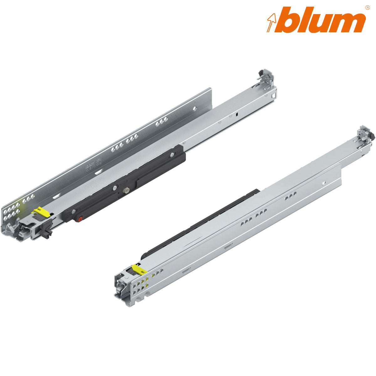 BLUM MOVENTO TIP-ON DRAWER RUNNER FE 70KG 550 PR