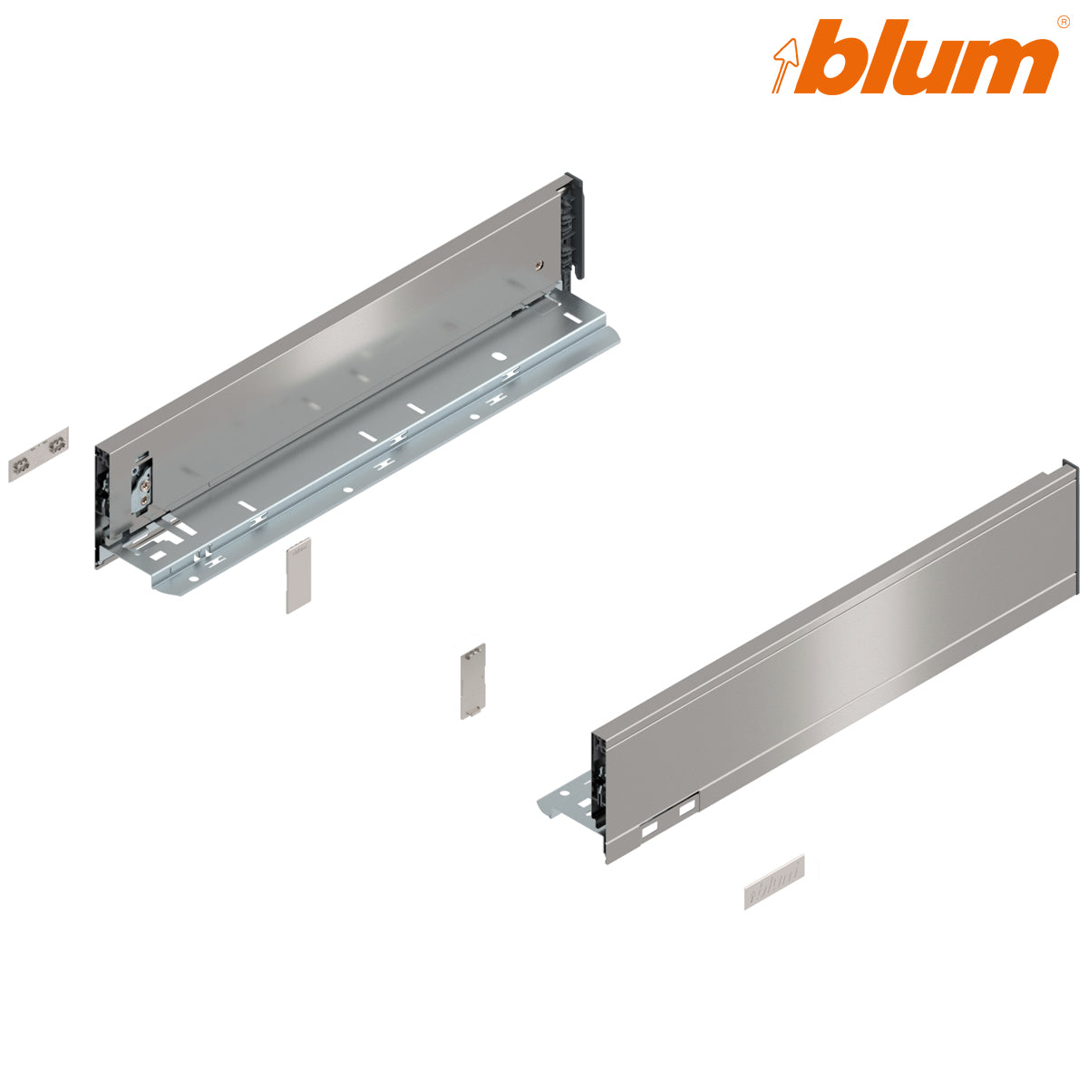 BLUM LEGRABOX PURE DRAWER M SIDE 091x400 STST PR