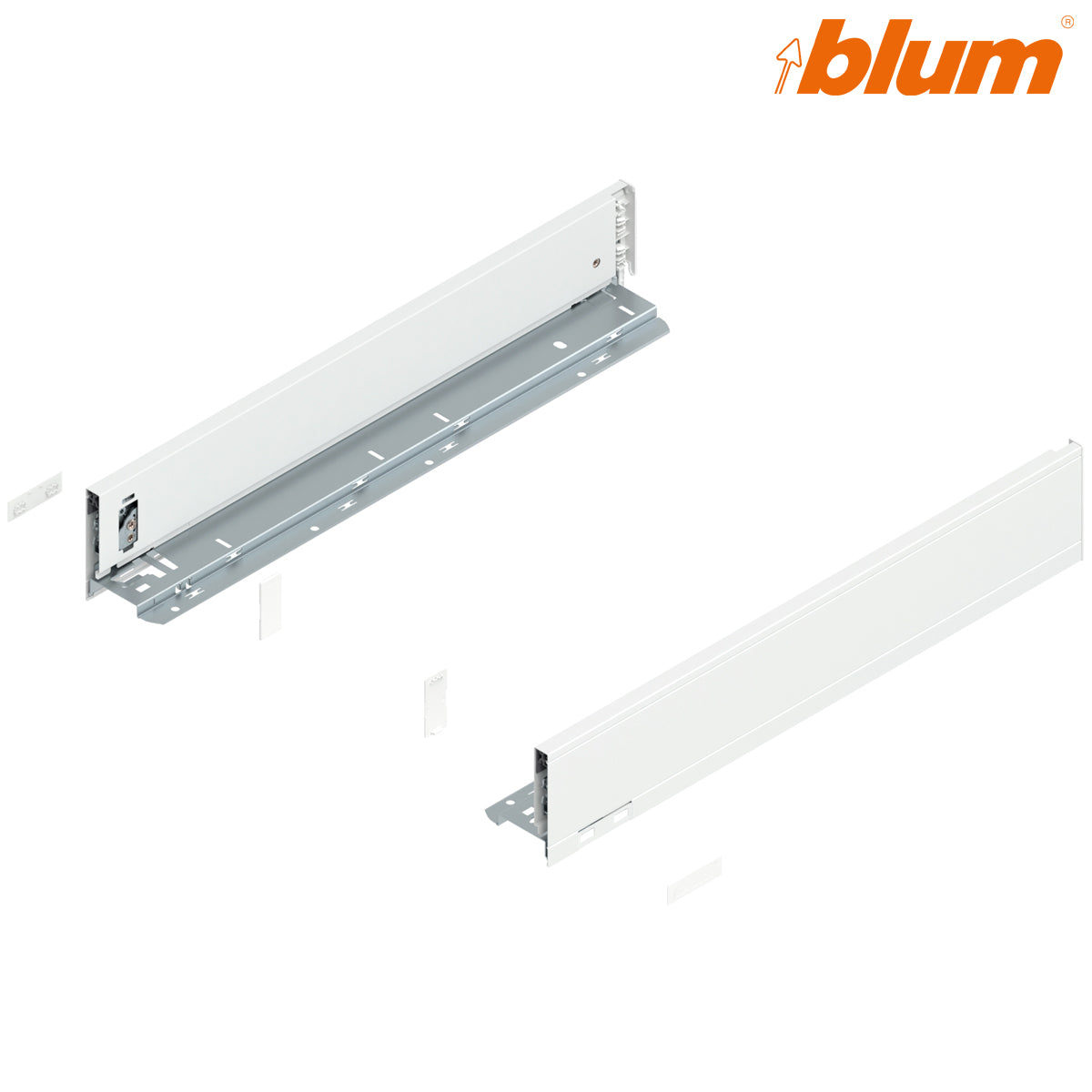 BLUM LEGRABOX PURE DRAWER M SIDE 091x550 STST PR