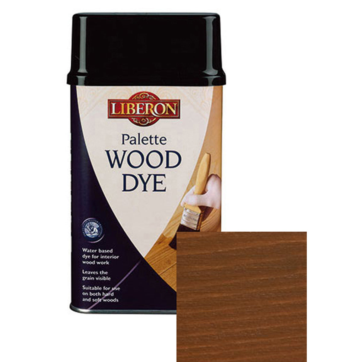 LIBERON PALETTE WOOD DYE 500ml TEAK