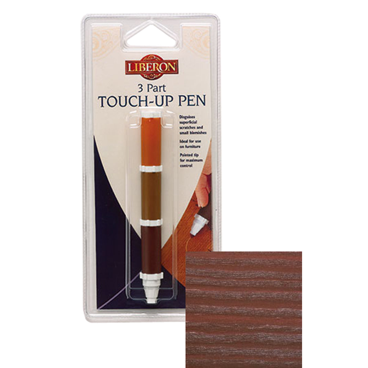 LIBERON 3PART TOUCH UP PEN MAHOGANY