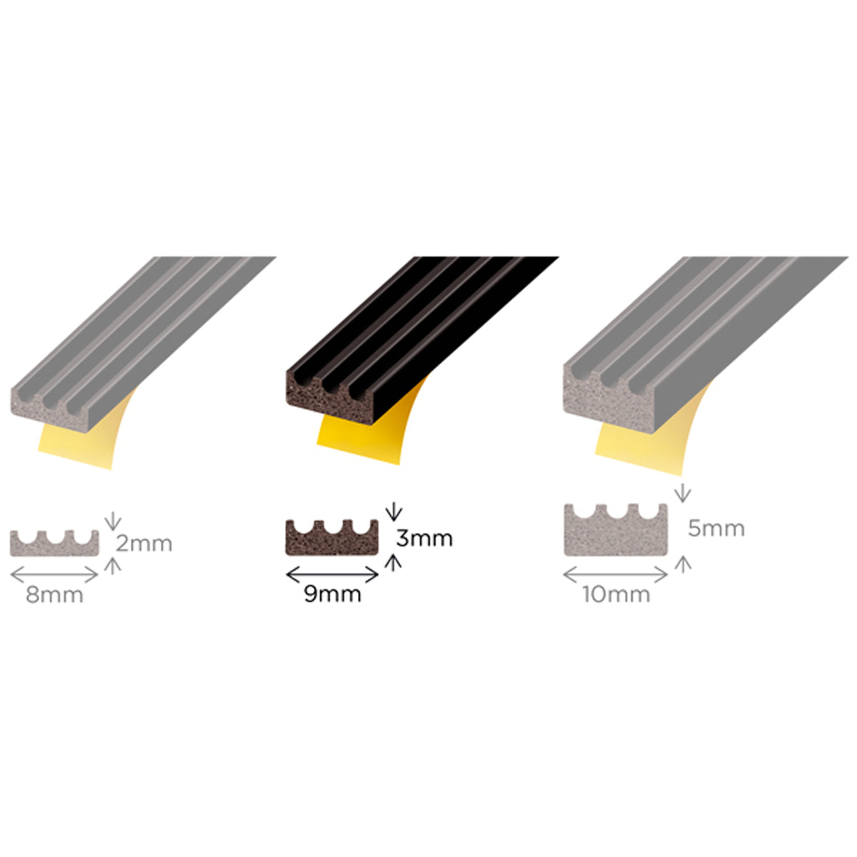 EXIGLAZE 30 GASKET 9x3x150m BRN